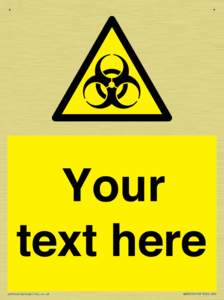 Custom Bio-Hazard Sign